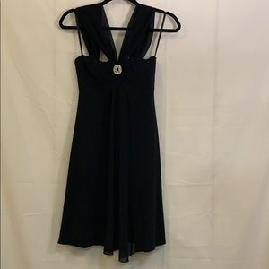 Black cocktail dress